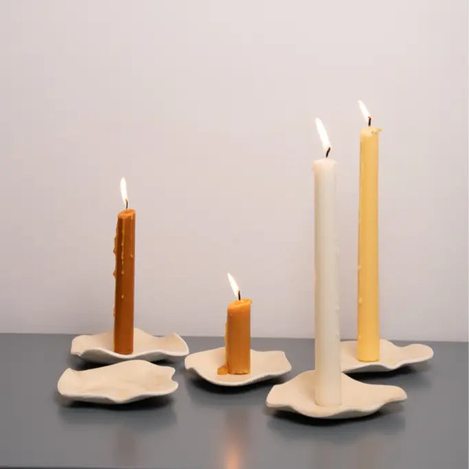 Wavy Tealight candle holder (set of 5)